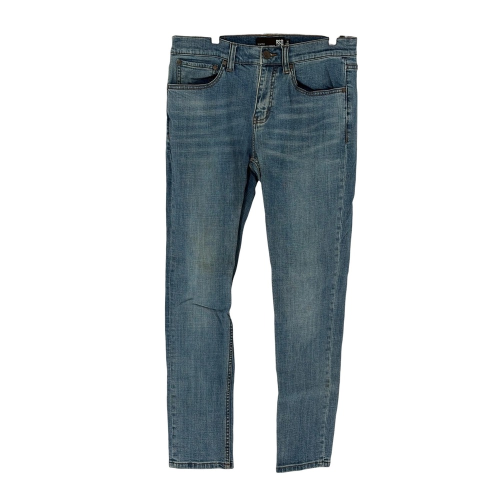 RSQ Seattle Skinny Tapered Jeans Blue Medium Wash 32x32